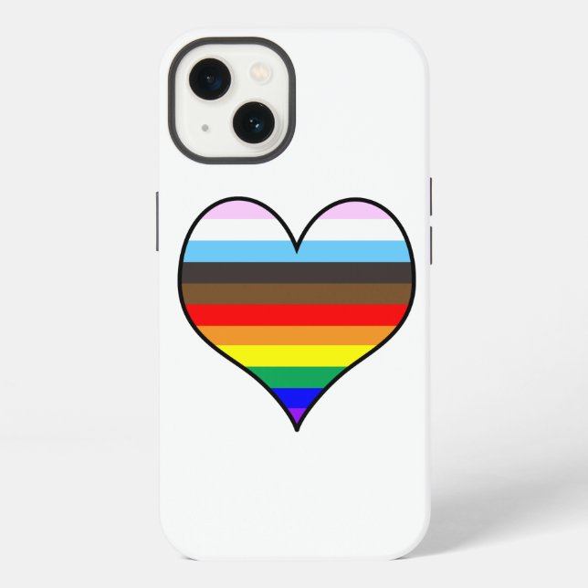 Rainbow Heart Case-Mate iPhone Case (Back)