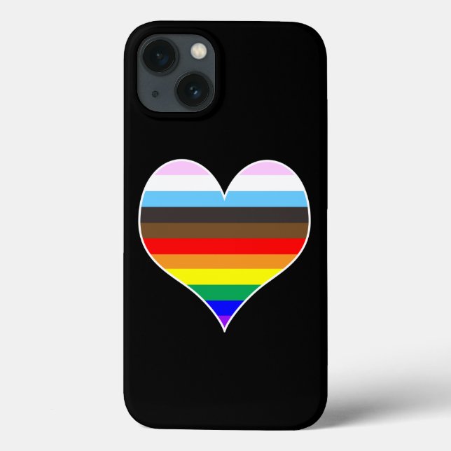 Rainbow Heart Case-Mate iPhone Case (Back)