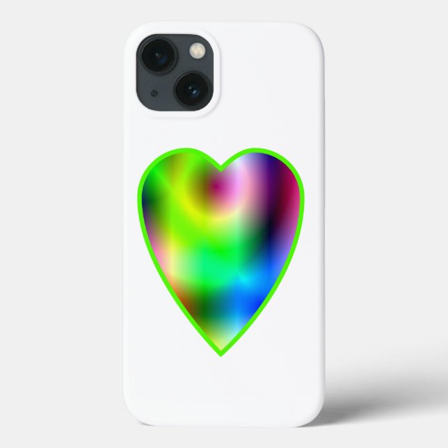 Rainbow Heart Case-Mate iPhone Case (Back)