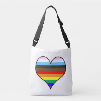 Rainbow Heart Crossbody Bag