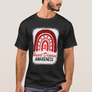 Rainbow Heart Disease Awareness In February We Go T-Shirt