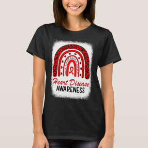 Rainbow Heart Disease Awareness In February We Go T-Shirt