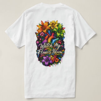 Rainbow Heart Floral Pride T-Shirt
