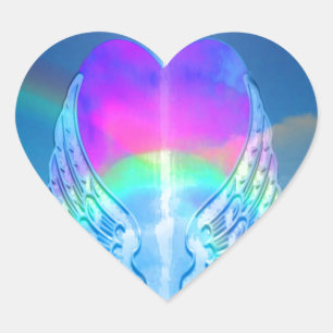Rainbow Heart Heart Sticker