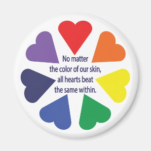 Rainbow Heart Magnet