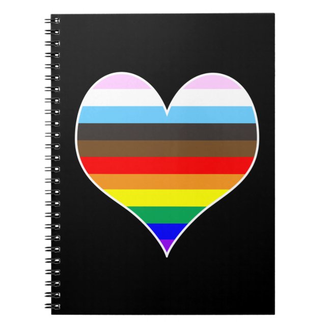 Rainbow Heart Notebook (Front)