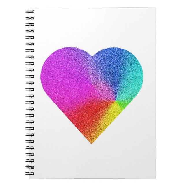 Rainbow Heart Notebook (Front)