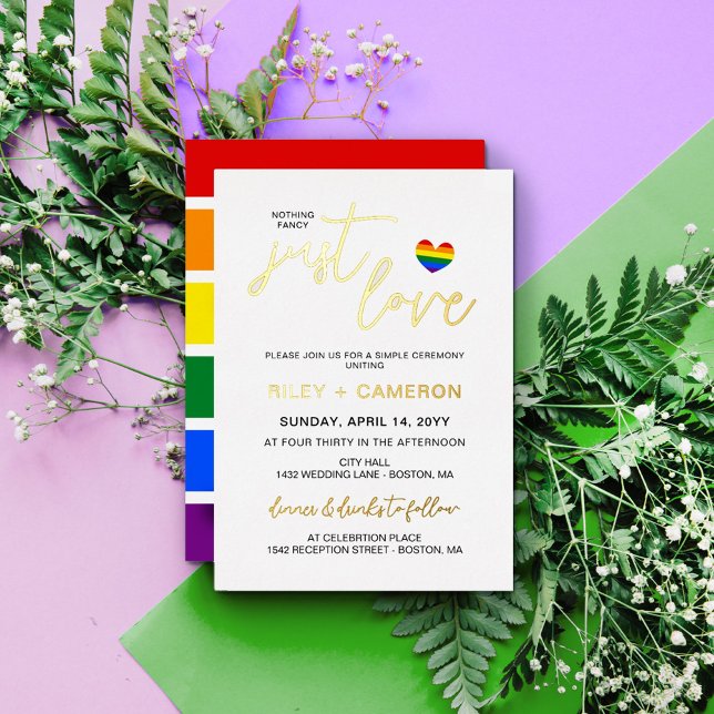 Rainbow Heart Nothing Fancy Just Love LGBTQ (Creator Uploaded)