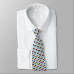Rainbow Heart Pattern Neck Tie<br><div class="desc">Show your Pride with this charming design!</div>