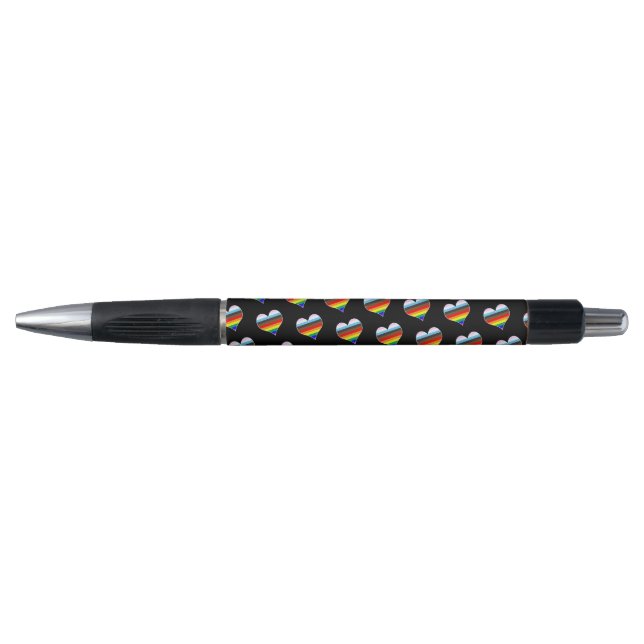 Rainbow Heart Pattern Pen (Front)