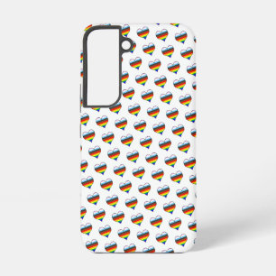 Rainbow Heart Pattern Phone Case