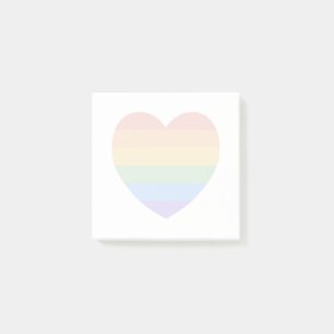 Rainbow Heart Post-it Notes