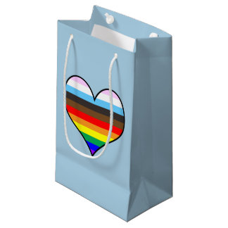 Rainbow Heart Small Gift Bag