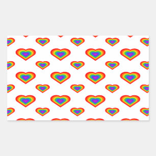 Rainbow Heart Sticker