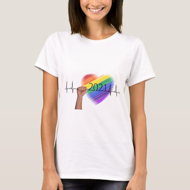 Rainbow Heart T-Shirt (Front)
