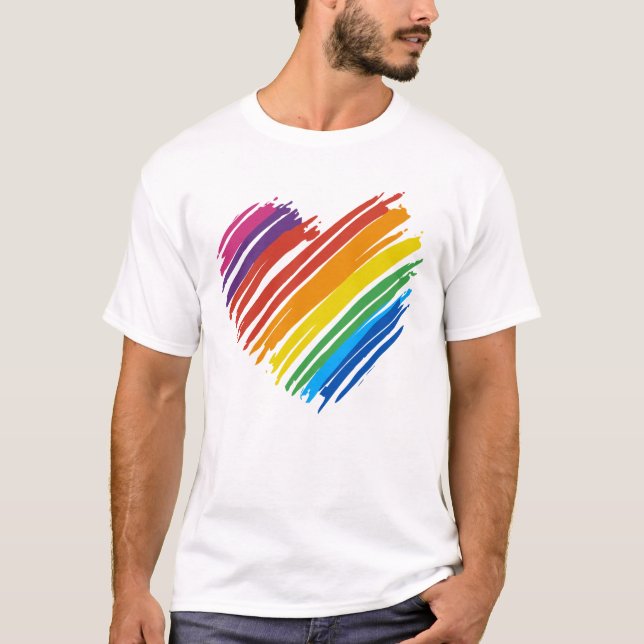 Rainbow Heart T-Shirt (Front)