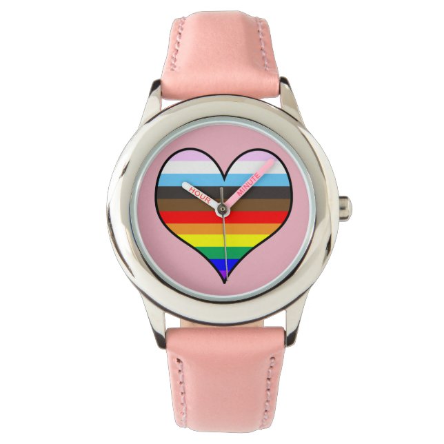 Rainbow Heart Watch (Front)