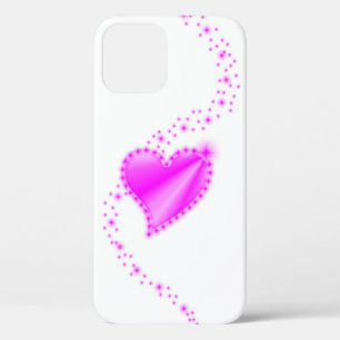 Rainbow Heart with Stars iPhone 12 Case