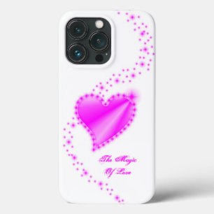 Rainbow Heart with Stars , The Magic Of Love iPhone 13 Pro Case