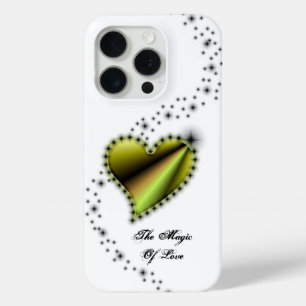 Rainbow Heart with Stars , The Magic Of Love iPhone 15 Pro Case
