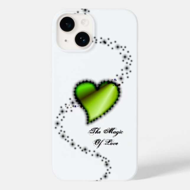 Rainbow Heart with Stars , The Magic Of Love Case-Mate iPhone Case (Back)