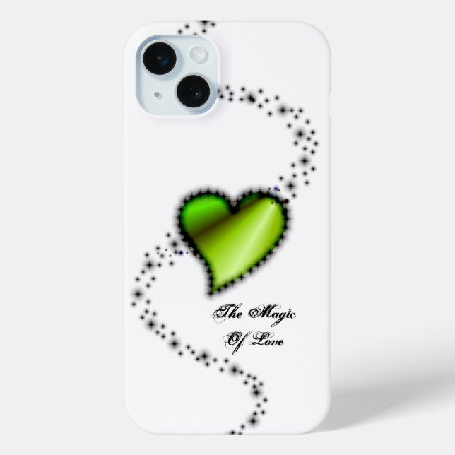Rainbow Heart with Stars , The Magic Of Love Case-Mate iPhone Case (Back)