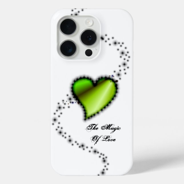 Rainbow Heart with Stars , The Magic Of Love Case-Mate iPhone Case (Back)