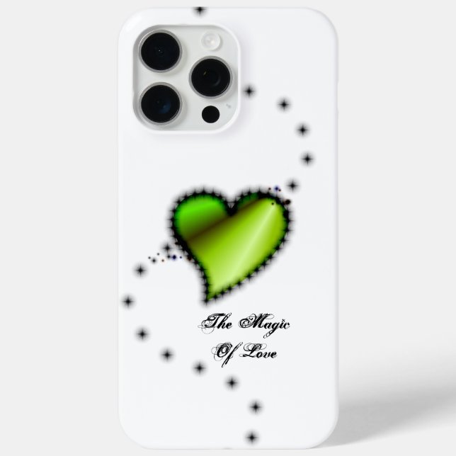 Rainbow Heart with Stars , The Magic Of Love Case-Mate iPhone Case (Back)