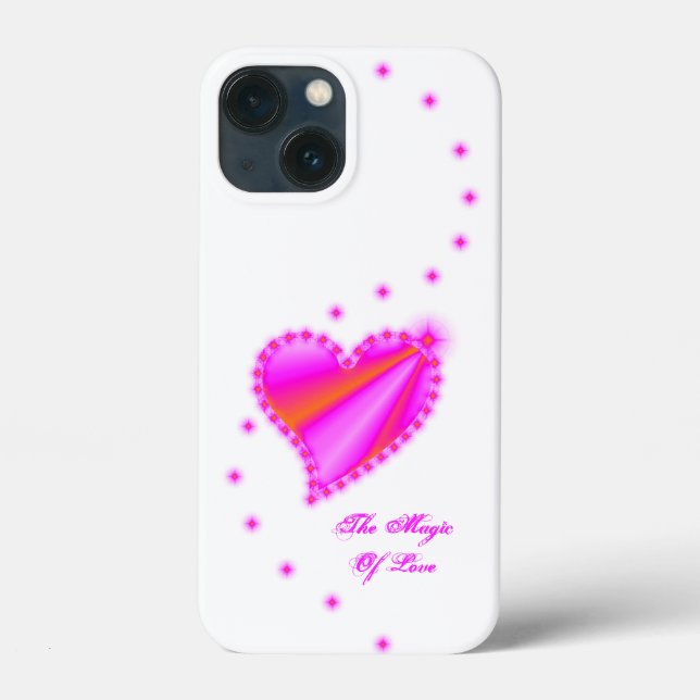 Rainbow Heart with Stars , The Magic Of Love Case-Mate iPhone Case (Back)