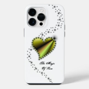 Rainbow Heart with Stars , The Magic Of Love iPhone 14 Pro Max Case