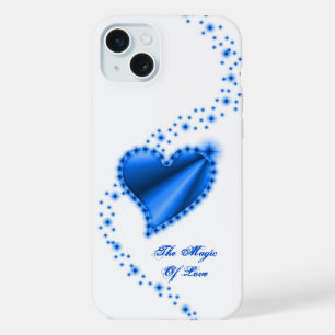 Rainbow Heart with Stars , The Magic Of Love iPhone 15 Plus Case