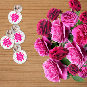 Rainbow Hearts 2nd Birthday Confetti