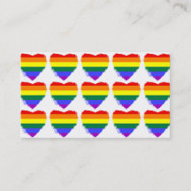 Rainbow hearts