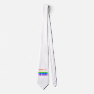 Rainbow Hearts    Neck Tie