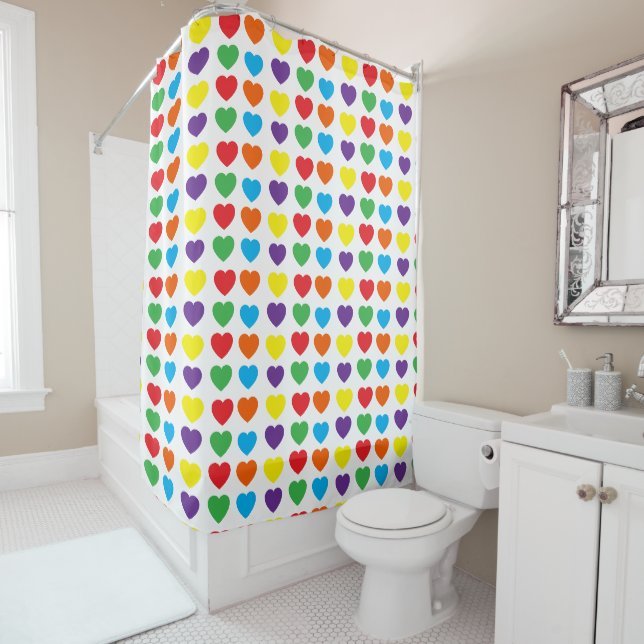 Rainbow Hearts Pattern (In Situ)