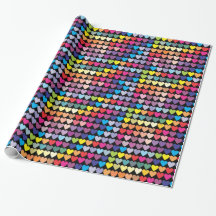 Rainbow Hearts Pattern