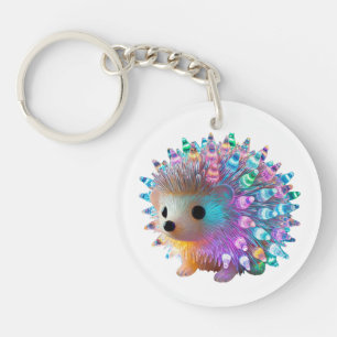 Rainbow Hedgehog Delight Keychain