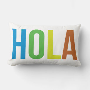 Rainbow Hola Lumbar Pillow