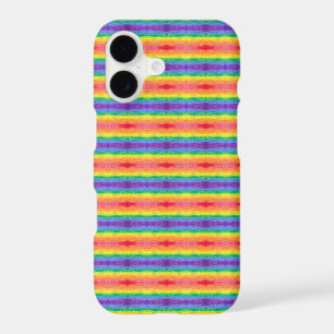 Rainbow Horizontal Stripes SM iPhone Case