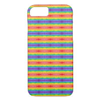 Rainbow Horizontal Stripes SM iPhone Case