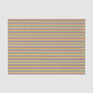Rainbow Horizontal Stripes Tissue Paper