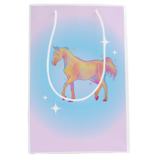 rainbow horse gift bag