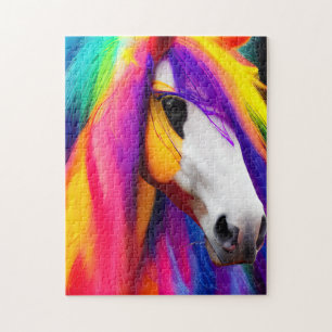 Rainbow Horse Jigsaw Puzzle