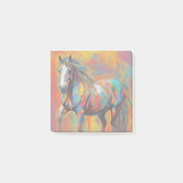 rainbow horse post-it notes (Front)