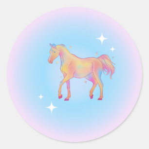 rainbow horse stickers