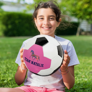 Rainbow horse - your team name soccer ball