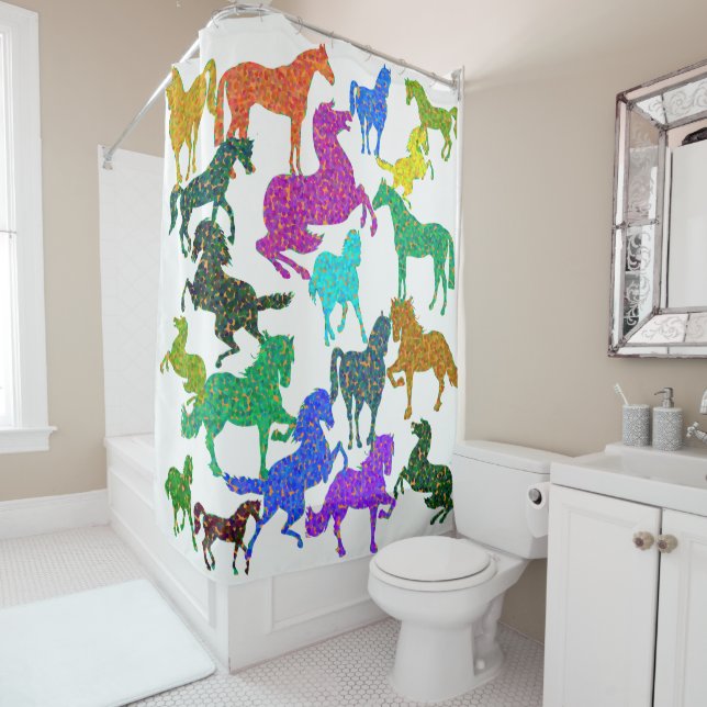 Rainbow Horses - "Dotty about Horses!" (In Situ)
