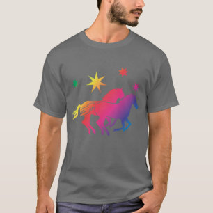 Rainbow horses T-Shirt