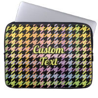 Rainbow Houndstooth Pattern