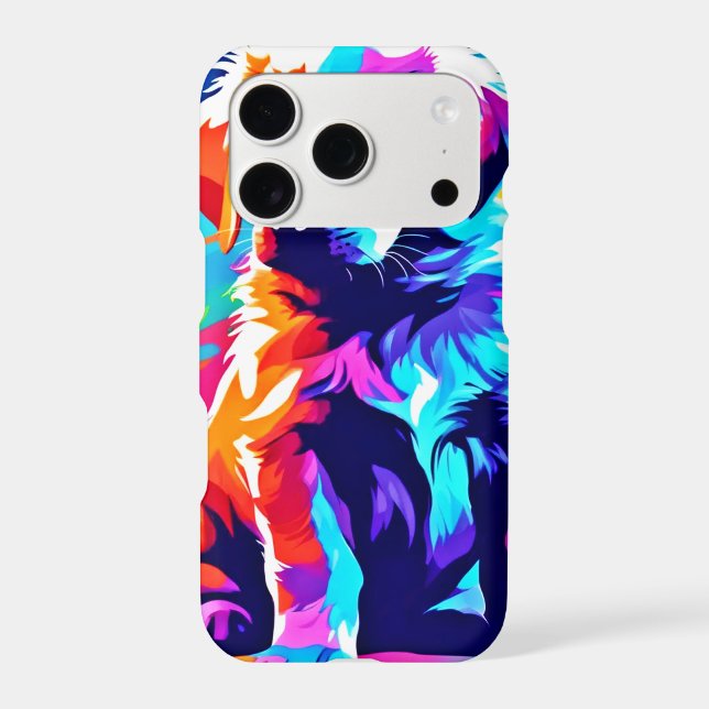 Rainbow Hued Dog Art (Back)